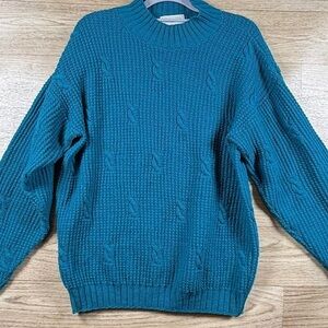 Vintage TEAL Pendleton pullover sweater
